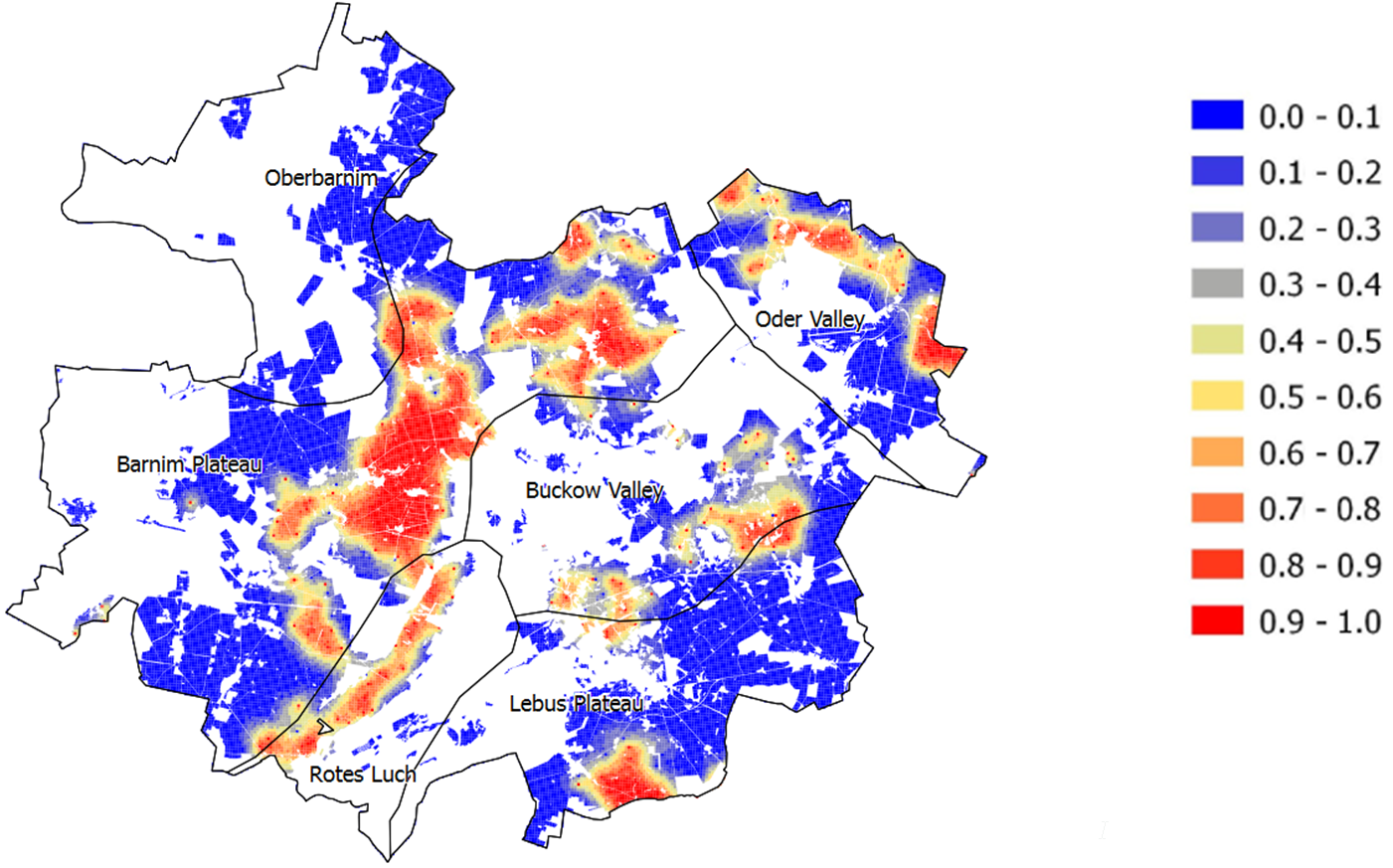 Join probability of HAB-PRO potential supply.